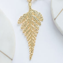 Load image into Gallery viewer, Fern Necklace - Long Chain
