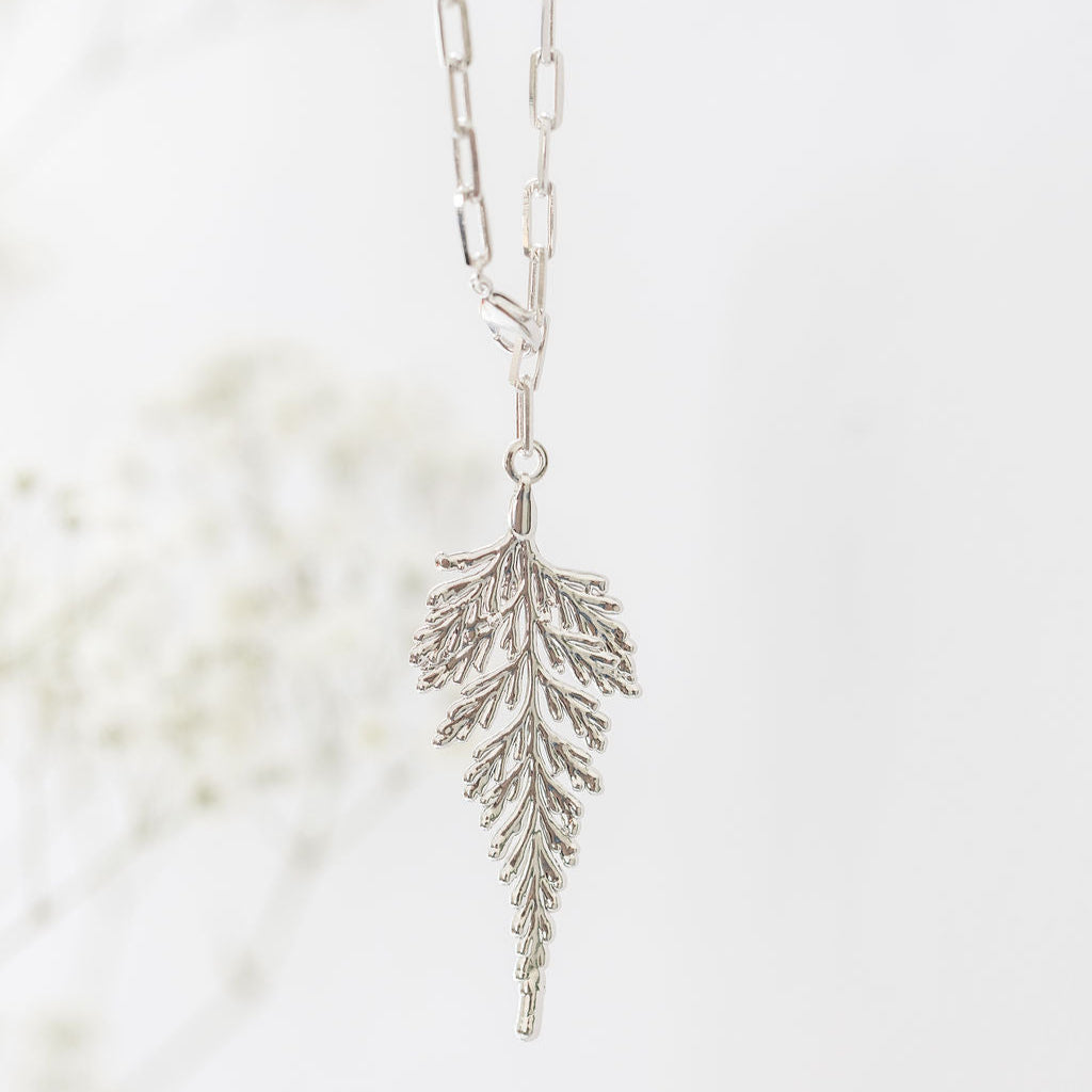 Fern Necklace - Long Chain