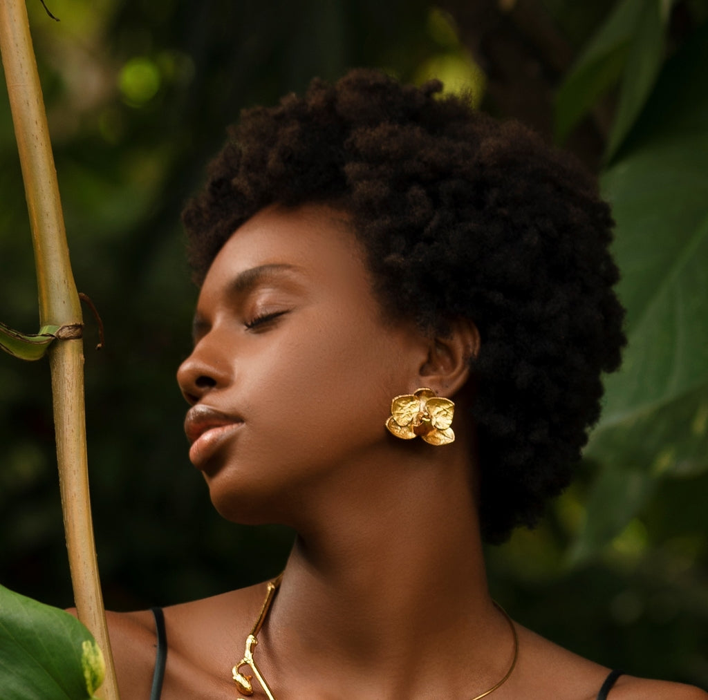 Orchid Earrings