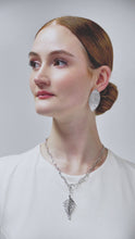 Load and play video in Gallery viewer, Quina (&quot;KEEN-ah&quot;) Leaf Earrings
